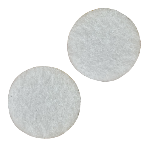 Podkładki filcowe samoprzylepne fi 70 białe 500 g/m2 (op. 2 szt.) BASIC