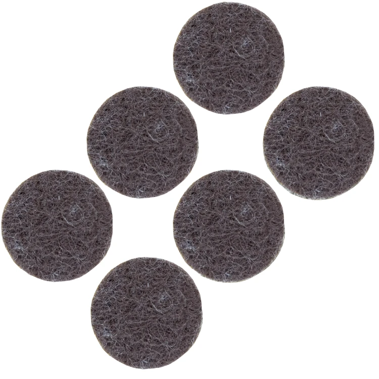 Podkładki filcowe samoprzylepne fi 45 brązowe 500 g/m2 (op. 6 szt.) BASIC