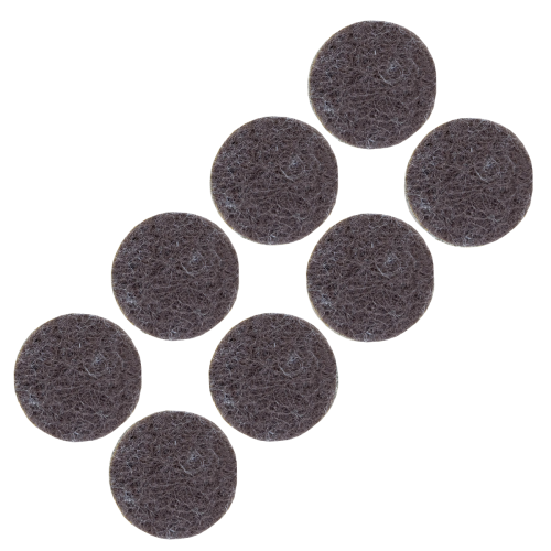 Podkładki filcowe samoprzylepne fi 34 brązowe 500 g/m2 (op. 8 szt.) BASIC