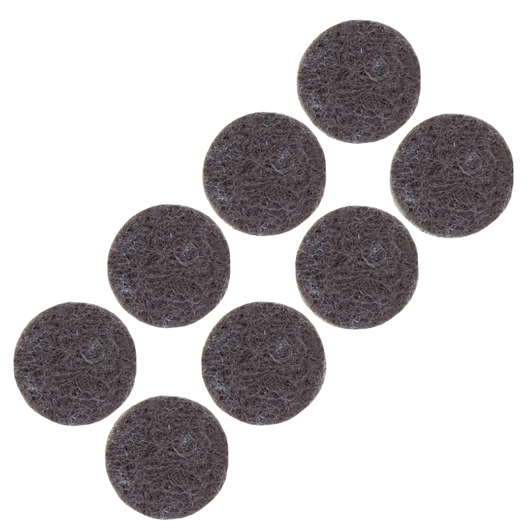 Podkładki filcowe samoprzylepne fi 34 brązowe 500 g/m2 (op. 8 szt.) BASIC