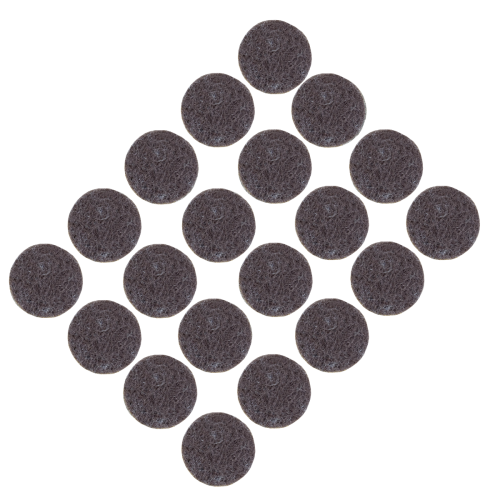 Podkładki filcowe samoprzylepne fi 22 brązowe 500 g/m2 (op. 20 szt.) BASIC