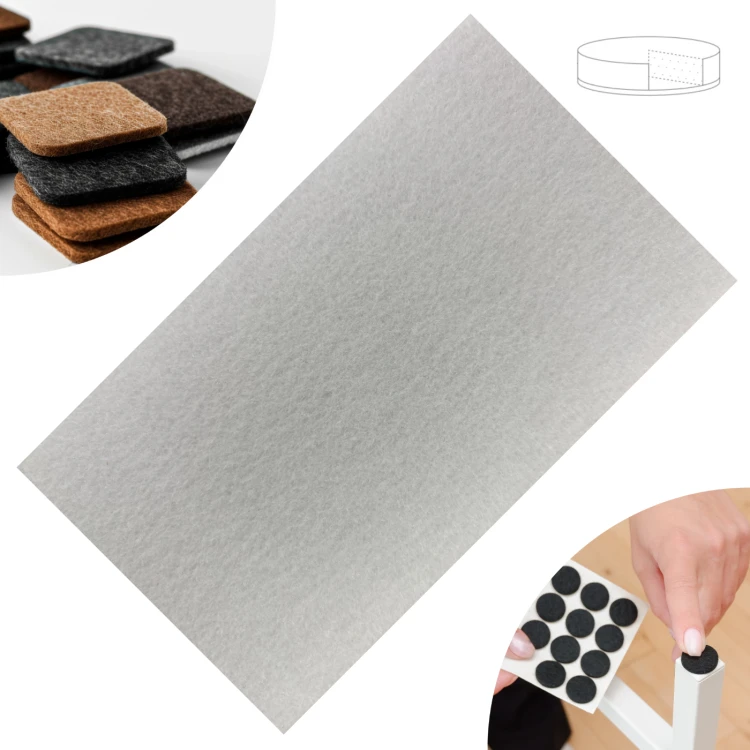 Podkładka filcowa samoprzylepna 310 x 200 biała 500 g/m2 BASIC