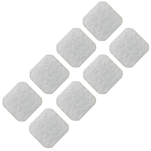 Podkładki filcowe samoprzylepne 34 x 34 białe 500 g/m2 (op. 8 szt.) BASIC