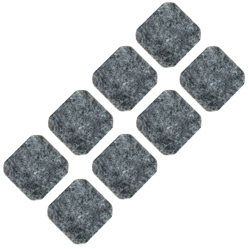 Podkładki filcowe samoprzylepne 34 x 34 szare 500 g/m2 (op. 8 szt.) BASIC