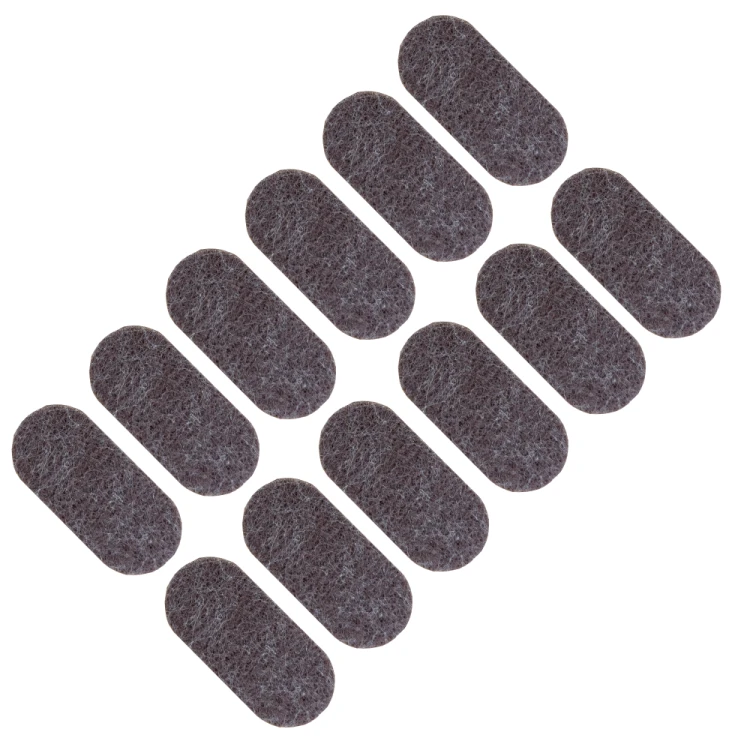 Podkładki filcowe samoprzylepne 44 x 20 brązowe 500 g/m2 (op. 12 szt.) BASIC