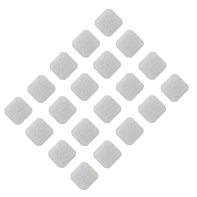 Podkładki filcowe samoprzylepne 22 x 22 białe 500 g/m2 (op. 20 szt.) BASIC