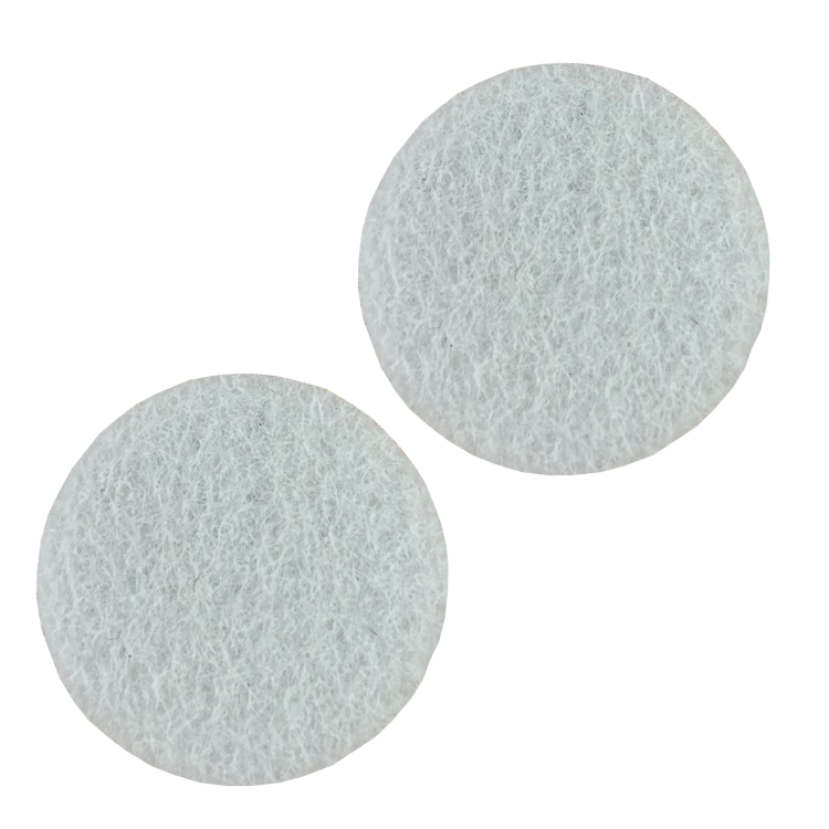Podkładki filcowe samoprzylepne fi 70 białe 1500 g/m2 (op. 2 szt.) PREMIUM