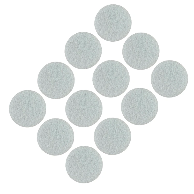 Podkładki filcowe samoprzylepne fi 28 białe 1500 g/m2 (op. 12 szt.) PREMIUM