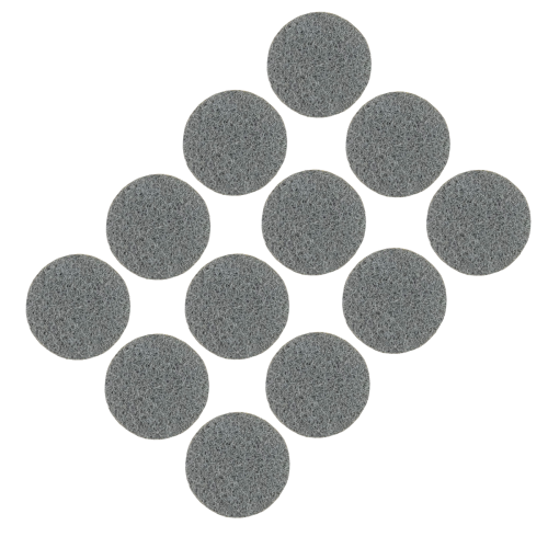 Podkładki filcowe samoprzylepne fi 28 szare 1500 g/m2 (op. 12 szt.) PREMIUM
