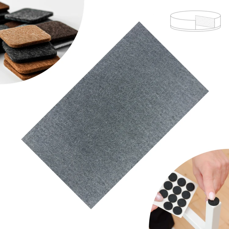 Podkładka filcowa samoprzylepna 310 x 125 szara 1500 g/m2 PREMIUM