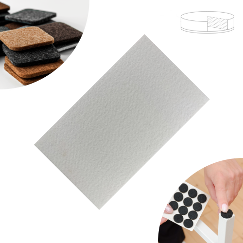 Podkładka filcowa samoprzylepna 150 x 90 biała 1500 g/m2 PREMIUM