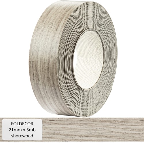 Obrzeże meblowe shorewood melamina z klejem termotopliwym 21 mm (5 mb)