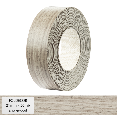 Obrzeże meblowe shorewood melamina z klejem termotopliwym 21 mm (20 mb)